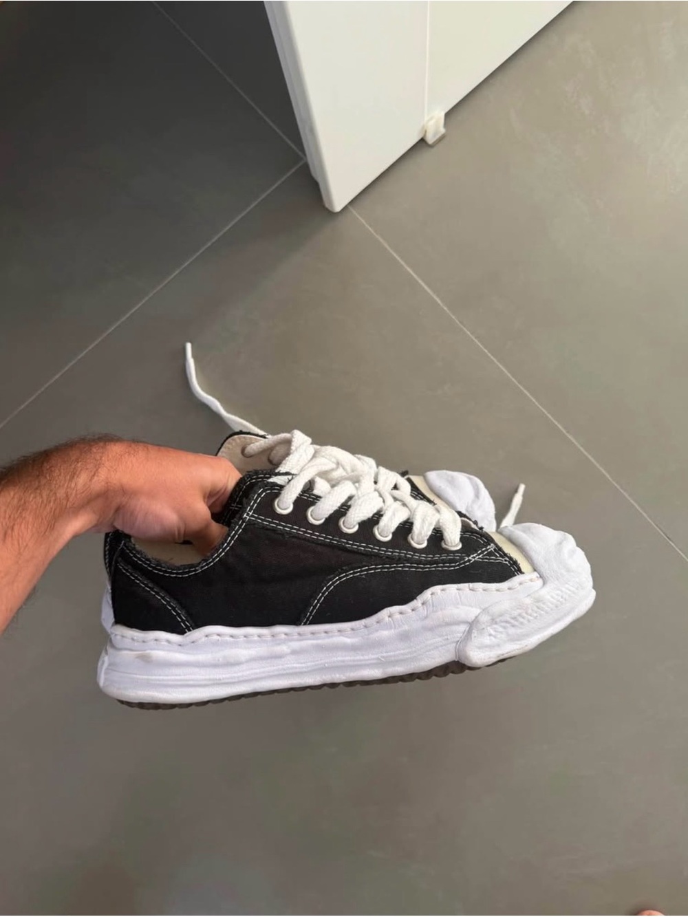 Maison Mihara Yasuhiro Hank OG Sole Canvas Low 41